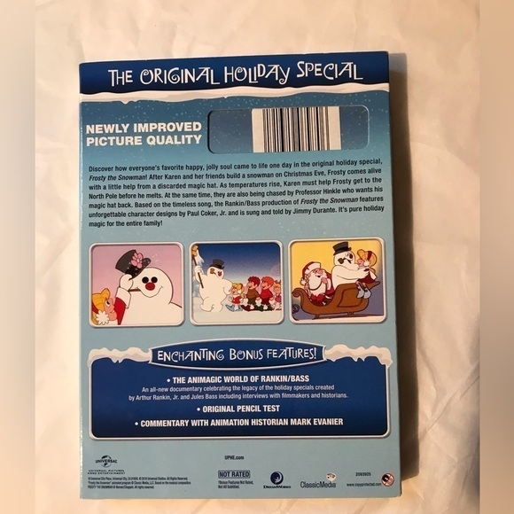 NIP FROSTY THE SNOWMAN DELUXE EDITION DVD - Picture 2 of 4